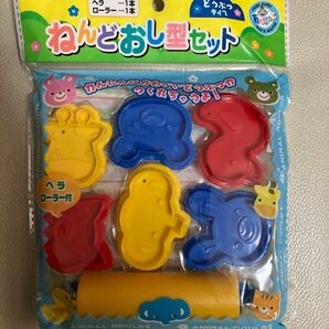 粘土　おし型セット　動物　未使用品