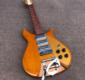 Рикен Электро -гитара 325 6 -Стригая янтарная глянцевая отделка