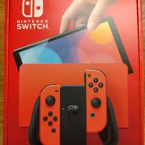 【新品未開封】【即日発送】【領収書付】任天堂 ニンテンドースイッチ本体 有機ELモデル マリオレッド＆新品未開封保護フィルム