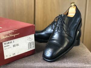 6/4 till limitation! pair ..., finest quality | Ferragamo to lame  The |Salvatore Ferragamo Tramezza|7.5 EE|25.5.| semi blow g|Mabal 2| black |k1118