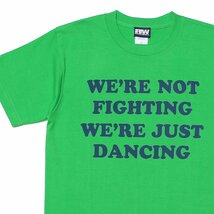 1円～ 1スタ Royalwest ロイヤルウエスト Tシャツ 半袖 S/S WE'RE NOT FIGHTING WE'RE JUST DANCING SHORT SLEEVE TEE ショートスリーブ XL_画像3