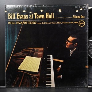 【米オリジナル】BILL EVANS 美品 シュリンク付き AT TOWN HALL ビルエヴァンス VERVE 名盤