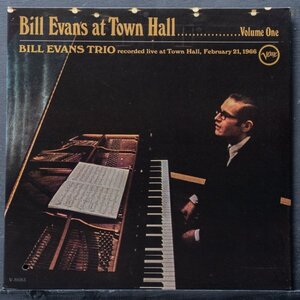 【米オリジナル】BILL EVANS MONO盤 VAN GELDER刻印 AT TOWN HALL ビルエヴァンス VERVE ピアノトリオ名盤