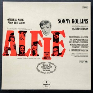 【米オリジナル】SONNY ROLLINS 美品 VAN GELDER刻印 ソニーロリンズ ALFIE IMPULSE 名盤