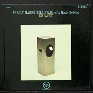 【米オリジナル】BILL EVANS 黒Tラベル EMPATHY ビルエヴァンス VERVE コーティング ピアノトリオ SHELLY MANNE