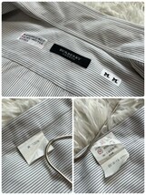 美品 春夏向け【BURBERRY LONDON】バーバリーロンドン 長袖シャツ ボタンダウン ストライプ ホース刺繍 コットン100% サイズL相当_画像10