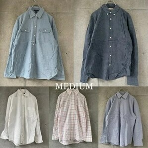 20着 ブランドシャツMIX Men's M~L BrooksBrothers YSL BANANA REPUBLIC Chaps TOMMY.. 検品済 SRC古着卸 セット まとめ売り 仕入れ 卸売りの画像3