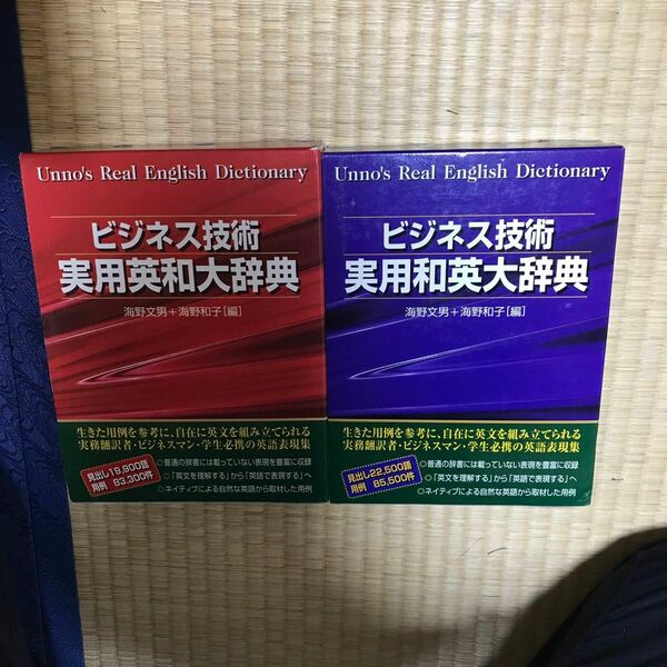 ビジネス技術実用英和大辞典 海野文男／編　海野和子／編　ビジネス技術 実用英和大辞典　 実用和英大辞典