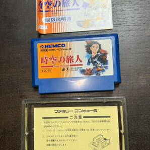 ファミコン ソフト 時空の旅人 説明書付き コトブキシステム 中古 動作未確認 箱日焼け有り ファミリーコンピュータの画像2