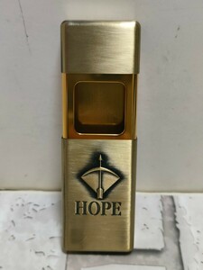 希少。レア！HOPE　携帯灰皿　ゴールドカラー