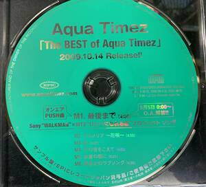 CD ◎プロモ盤～ AQUA TIMEZ / THE BEST OF AQUA TIMEZ ～2009.10.14 6曲
