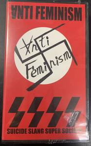 VHS VIDEO-TAPE ■ ANTIFEMINISM SSSS 都市ギグ 2001.12.21 目黒鹿鳴館 SUICIDE SLANG SUPER SOCIETY 