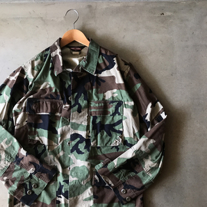 Tru-Spec BDU ジャケット Woodland カモフラ 迷彩 リップストップ コットン100% ミリタリー シャツの画像1