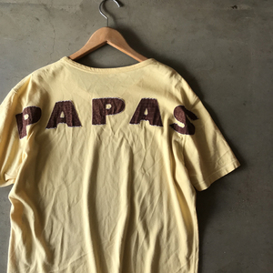 papas Tシャツ 黄色 L パパス