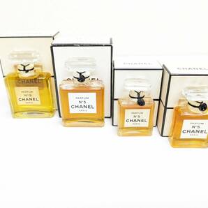 【まとめ 4点】CHANEL/シャネル 香水 パルファム PARFUM No.5 7ml×2個 14ml×1個・No19 14ml×１個 の画像1