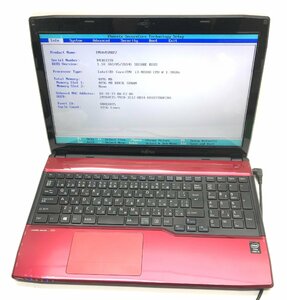 NT: 富士通 AH45/M CORE i3-4010U 1.7GHｚ/メモリ：4GB/ HDD：750GB/無線/ブルーレイ/ノートパソコン