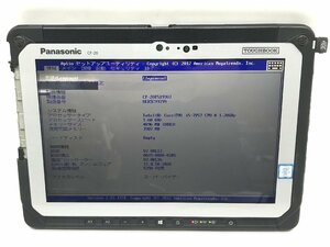 NT:Panasonic TOUGHBOOK CF-20 10.1型 Core i5-7Y57 1.2GHz/メモリ：4GB/SSD 無 /無線/内蔵カメラ/タッチパネルノートパソコン ジャンク