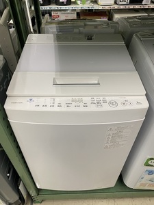 【中古品】 AW-8D9 TOSHIBA 東芝 2020年製 洗濯機 8kg ZABOON ザブーン ウルトラファインバブル洗浄 ○YR-16632○