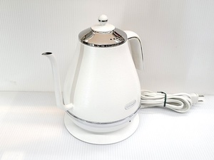 【中古品】 デロンギ DeLonghi 電気カフェケトル 1L アイコナ KBOE1220J-W ピースフルホワイト ○YR-16838○