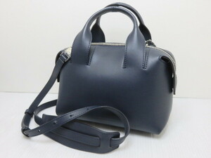 【中古品】 アレキサンダーワン Alexander Wang 2WAYショルダーバッグ ローグS ネイビー 〇YR-13414〇