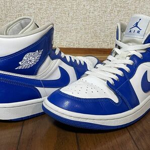 　NIKE WMNS AIR JORDAN 1 MID 'KENTUCKY BLUE' 27.0cm