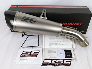 DUCATI スクランブラー 15-20 SCプロジェクト ステン/チタン スリップオンマフラー(美品)