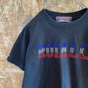 [KWT5316] ROIAL 半袖Tシャツ メンズ ブラック M ポス