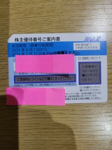 ANA 全日空株主優待券です