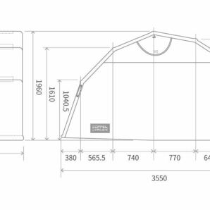 ドッペルギャンガー ストレージバイクシェルター2 DCC374L 簡易ガレージ テント車庫 テントガレージ ボディーカバー の画像5