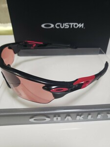 OAKLEY レーダーロック サングラス　ピンク系レンズ　ホットピンク