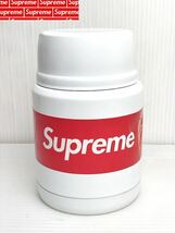 Supreme シュプリーム Thermos Stainless King Food Jar + Spoon White 2018FW サーモス フードジャー スプーンセット 470ml 新品未使用品_画像1