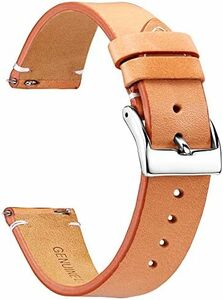 [BINLUN] original leather clock band quick release leather wristwatch belt men's lady's for exchange watch strap man and woman use 1