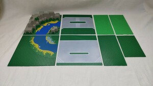 LEGO レゴ 基礎板 立体ベ－スプレ―ト 道路 グリーン プレート