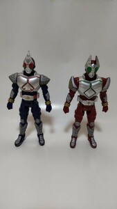 仮面ライダー ブレイド ギャレン サウンド戦士 動作確認済 現状品 ソフビ