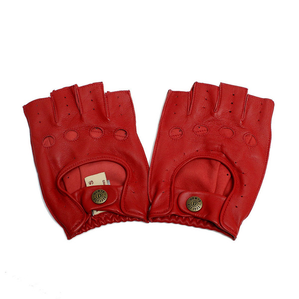 デンツ DENTS SNETTERTON 手袋 フィンガーレス グローブ 5-1009-BERRY-L メンズ レッド 手袋