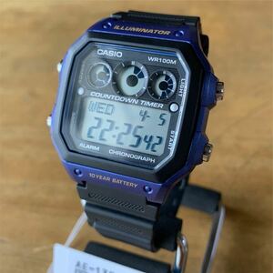 【新品・箱無し】カシオ CASIO ベーシック デジタル メンズ 腕時計 AE-1300WH-2A ブラック 液晶