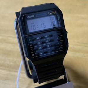 【新品・箱なし】カシオ CASIO データバンク カリキュレーター メンズ 腕時計 CA53W-1Z ブラック ブラックの画像3