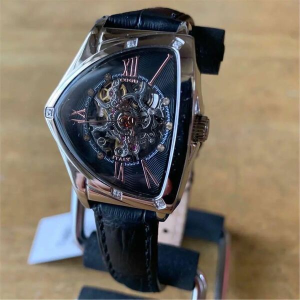 【箱無し】コグ COGU 腕時計 レディース BS01T BRG 自動巻き ブラック 国内正規