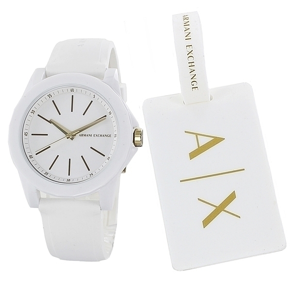 アルマーニエクスチェンジ ARMANI EXCHANGE 腕時計 レディース AX7126 クォーツ ホワイト