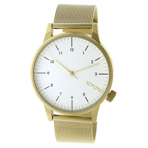 【新品】コモノ KOMONO クオーツ メンズ 腕時計 KOM-W2358 ホワイト ホワイト