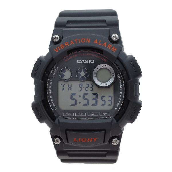 【新品・箱なし】 カシオ CASIO 腕時計 メンズ W-735H-8AV クォーツ グレー