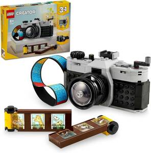 レトロなカメラ レゴ(LEGO) クリエイター レトロなカメラ おもちゃ 玩具 プレゼント ブロック 男の子 女の子 子供 7歳 