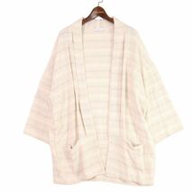 イタリア製★ margot マーゴット 春夏 羽織り ビッグシルエット ゆったり♪ ニット カーディガン Sz.M　レディース　E4T00557_3#M_画像1