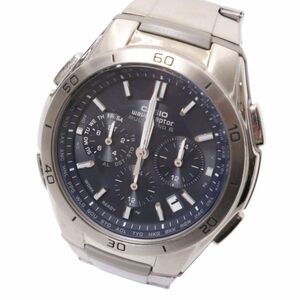 CASIO カシオ 通年 10気圧防水 ソーラー式 クロノグラフ 腕時計 Sz.F　メンズ　E4G00254_4#U