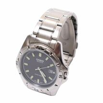 CASIO カシオ 通年 ステンレス スチール クォーツ 腕時計 Sz.F　メンズ　E4G00253_4#U_画像2