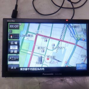 ☆作動確認済☆ Panasonic Gorilla ゴリラ ポータブルナビ CN-GL706D『地図データ：2016年』『電源コード：シガーソケット タイプ』の画像4