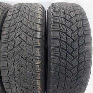 ☆22年製 バリ山☆ 5H 100 6JJ +55 15インチ スバル純正 鉄 スチールホイール スタッドレス タイヤ 195/65R15 MICHELIN 4本 キャップ付の画像9