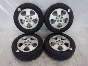 ☆23年製 バリ山 セレナ☆ 5H 114.3 5.5J +45 15インチ 日産純正 アルミホイール タイヤ 195/65R15 GOODYEAR 4本