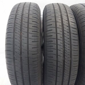 ☆22年製 山あり☆HM1 バモス☆ 4H 100 4.00B +45 13インチ ホンダ純正 アルミホイール タイヤ 155/70R13 DUNLOP 4本の画像8