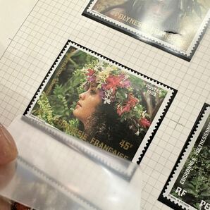 1983〜1984年仏領ポリネシア発行 花冠6種切手の画像4